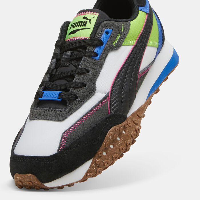 PUMA Men's Blktop Rider Vibrant Shoes Grey image number 4