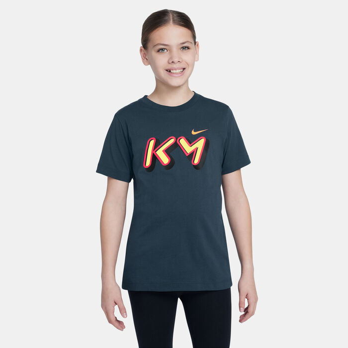 Nike Kids' Kylian Mbappé T-Shirt (Older Kids) Blue Nike Kids' Kylian Mbappé T-Shirt (Older Kids) Blue image number 0