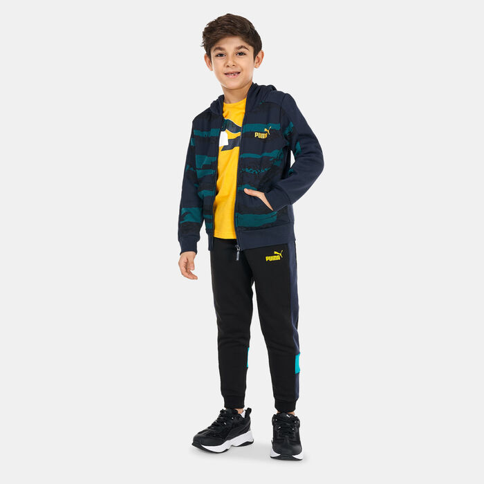 PUMA Kids' Alpha Full-Zip Hoodie (Older Kids) Blue PUMA Kids' Alpha Full-Zip Hoodie (Older Kids) Blue image number 2