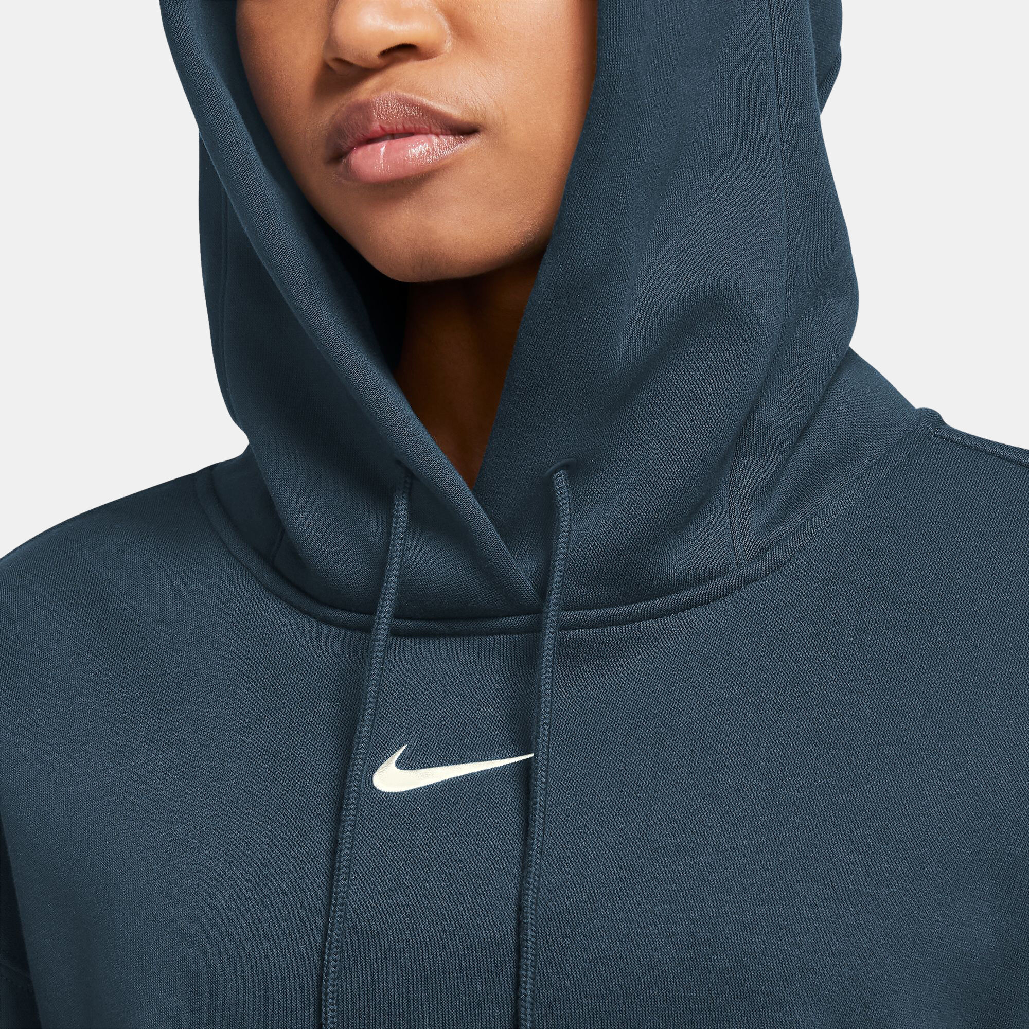 Nike funnel neck fleece hoodie new arrivals