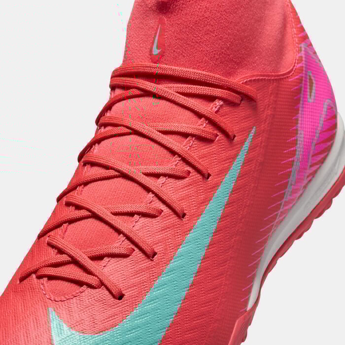 Nike Men's Mercurial Superfly 10 Academy Turf Ground Football Shoes Red Nike Men's Mercurial Superfly 10 Academy Turf Ground Football Shoes Red image number 4