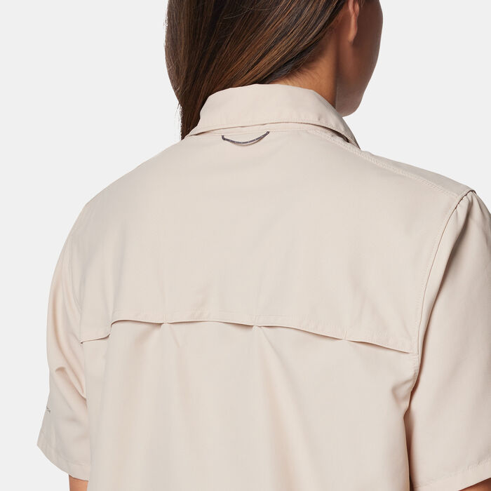 Columbia Women's Silver Ridge 3.0 Hiking Shirt Beige image number 3
