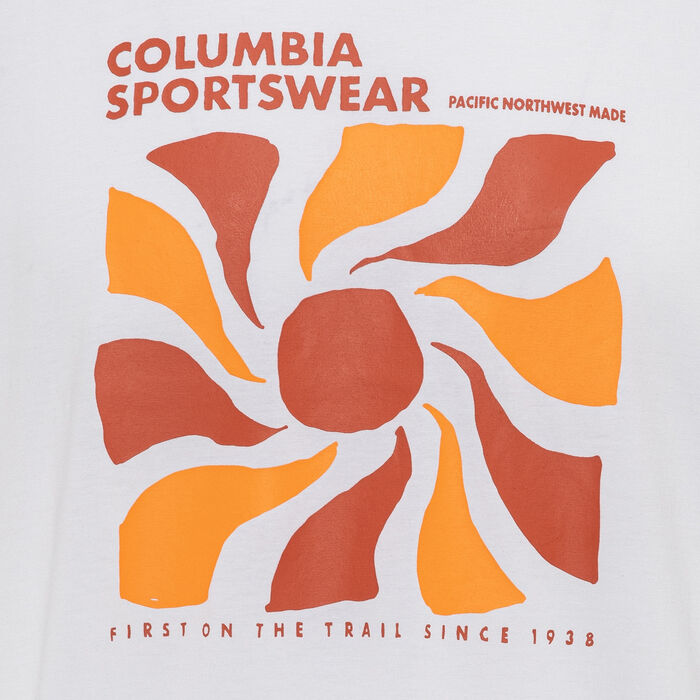 Columbia Women's Sun Trek Graphic T-Shirt White Columbia Women's Sun Trek Graphic T-Shirt White image number 2