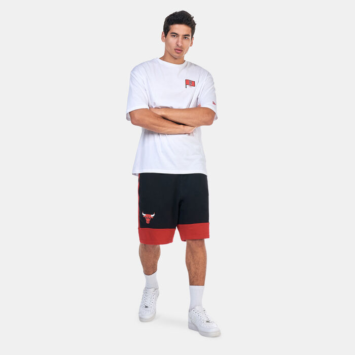 New Era Men's NBA Chicago Bulls Colourblock Shorts Black New Era Men's NBA Chicago Bulls Colourblock Shorts Black image number 2