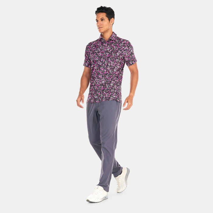 Under Armour Men's UA Playoff 3.0 Printed Polo Shirt Pink Under Armour Men's UA Playoff 3.0 Printed Polo Shirt Pink image number 2