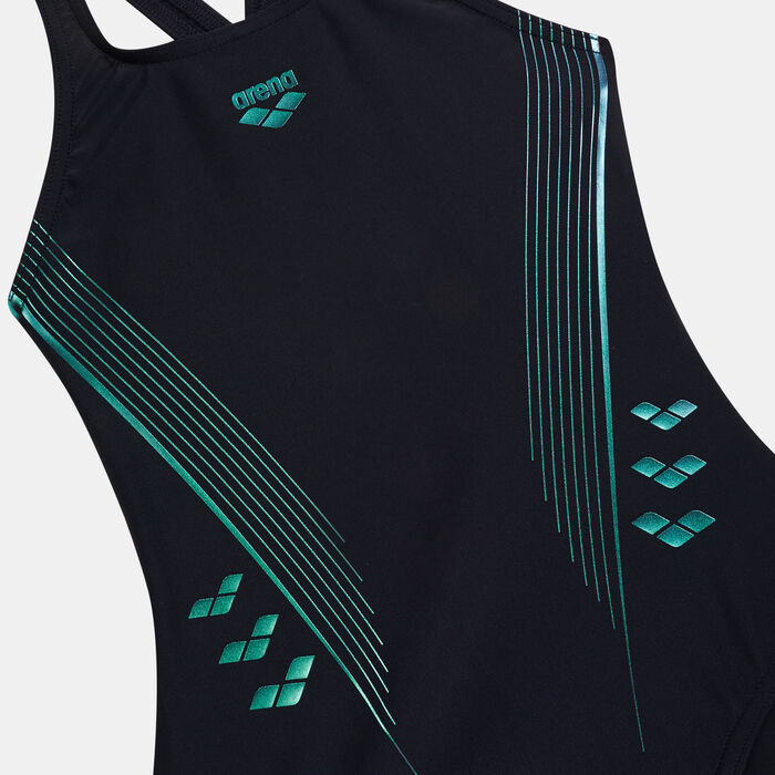 Kids' Chameleon V Back One Piece Swimsuit (Older Kids) Kids' Chameleon V Back One Piece Swimsuit (Older Kids) image number 2