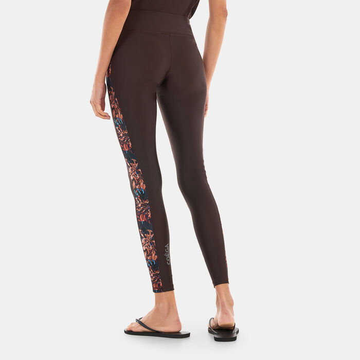 COEGA Women's Printed Swim Leggings Brown image number 1
