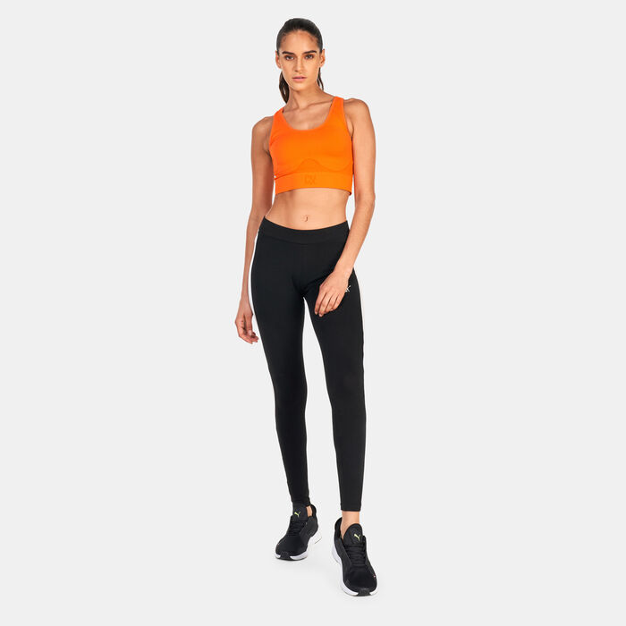PUMA Women's INFUSE evoKNIT Crop Top Orange PUMA Women's INFUSE evoKNIT Crop Top Orange image number 2