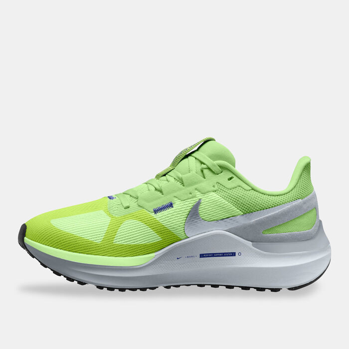 Nike Women's Air Zoom Structure 25 Shoe Green image number 1