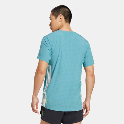 adidas Men's Adizero Running T-Shirt Blue adidas Men's Adizero Running T-Shirt Blue