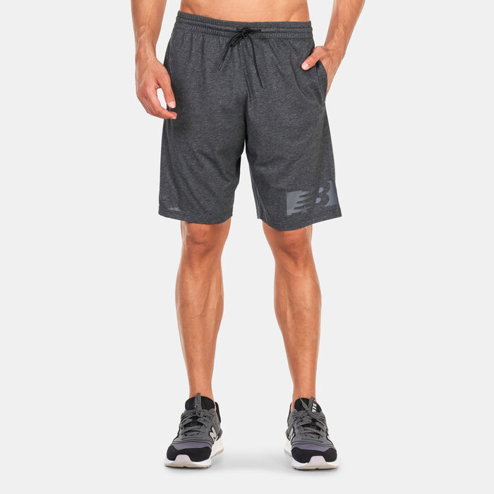 New Balance Men's Heathertech Shorts Grey New Balance Men's Heathertech Shorts Grey image number 0