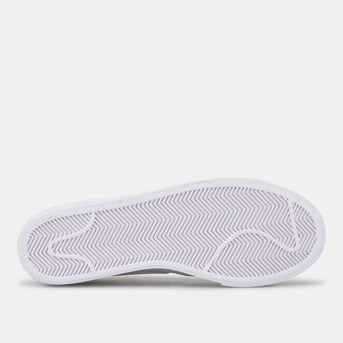 Nike Women's Blazer Low Platform Shoes White Nike Women's Blazer Low Platform Shoes White image number 3