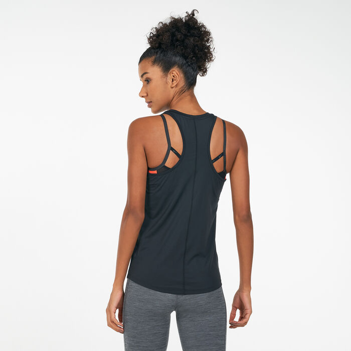 Nike Women's Dri-FIT One Training Tank Top Black Nike Women's Dri-FIT One Training Tank Top Black image number 1
