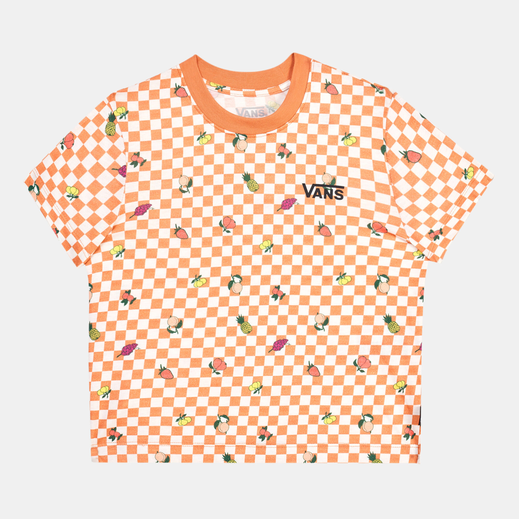 Vans rainbow checkerboard shirt sales
