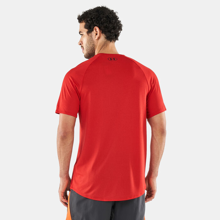 Under Armour Men's UA Tech™ 2.0 Training T-Shirt Red Under Armour Men's UA Tech™ 2.0 Training T-Shirt Red image number 1