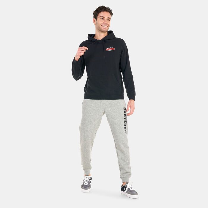 Converse Men's Shoe Hero Hoodie Black image number 2