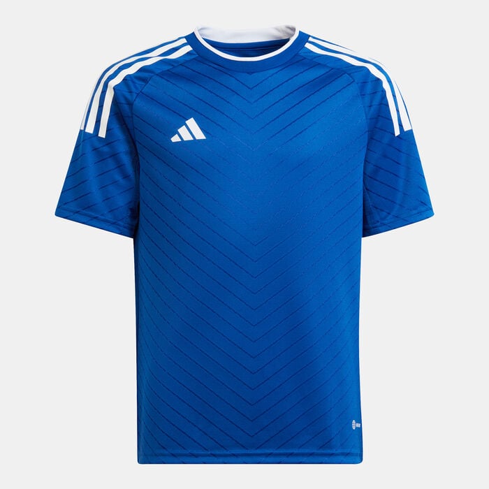 adidas Kids' Campeon 23 Jersey Blue adidas Kids' Campeon 23 Jersey Blue image number 0