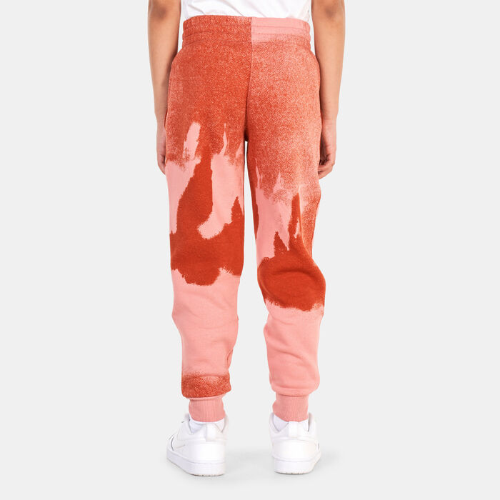 Nike Kids' Club Fleece Washed Allover Print Joggers Pink Nike Kids' Club Fleece Washed Allover Print Joggers Pink image number 1