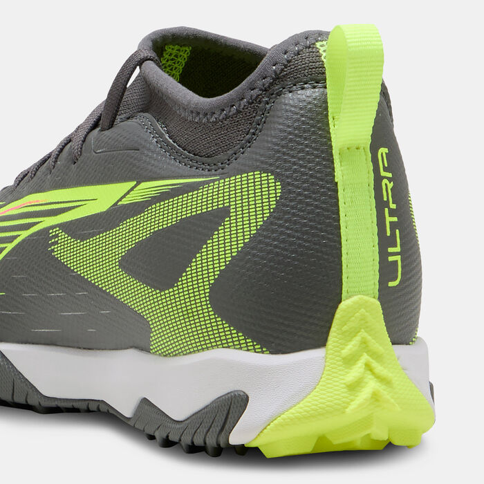 PUMA Kids' ULTRA 5 MATCH+ Turf Ground Football Shoes yellow image number 5