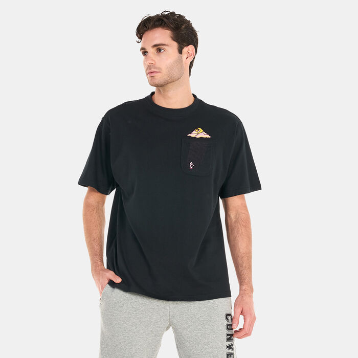 Converse Men's Cloud Pocket Graphic T-Shirt Black Converse Men's Cloud Pocket Graphic T-Shirt Black image number 0