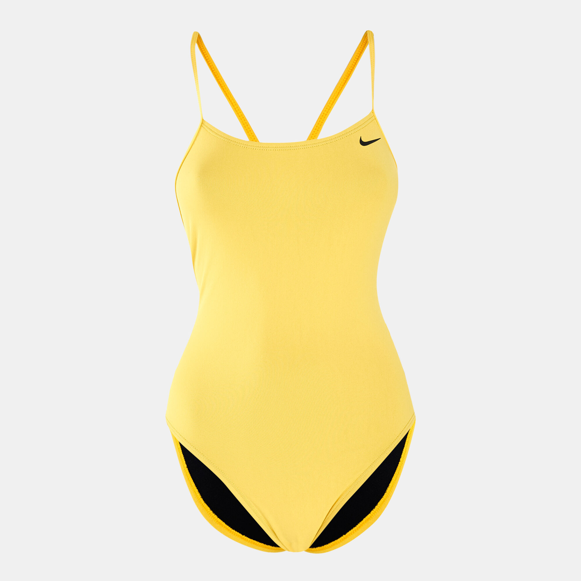 Yellow top nike swimsuit