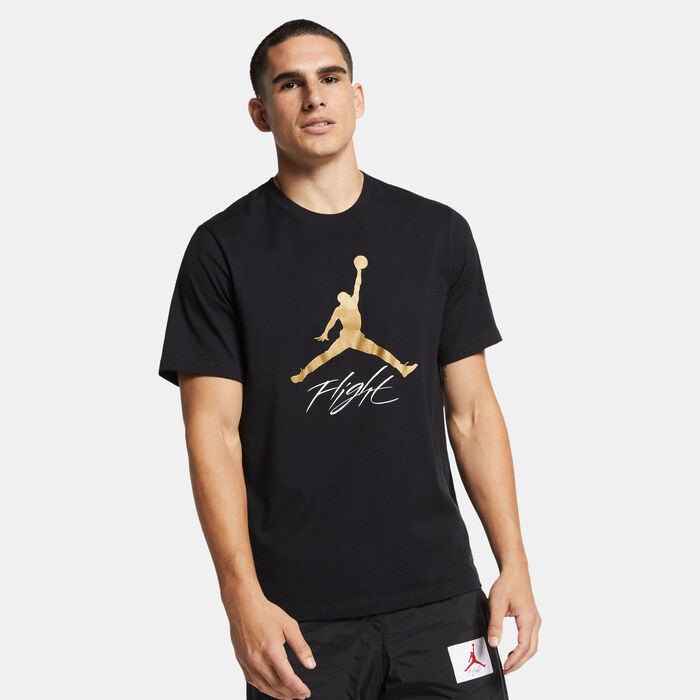 Jordan Men's Jumpman Flight T-Shirt Black Jordan Men's Jumpman Flight T-Shirt Black image number 0