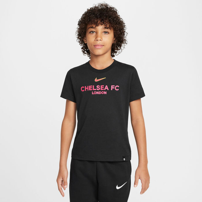 Nike Kids' Chelsea Football T-Shirt Black Nike Kids' Chelsea Football T-Shirt Black image number 0