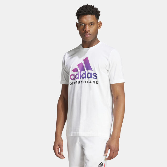 adidas Men's Germany DNA T-Shirt White image number 0