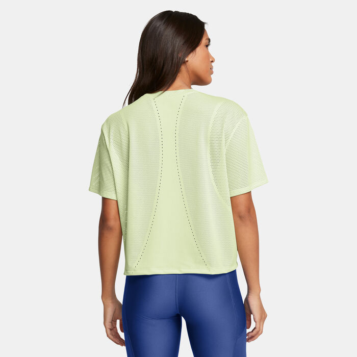 Under Armour Women's Vanish Engineered Training T-Shirt Green image number 1