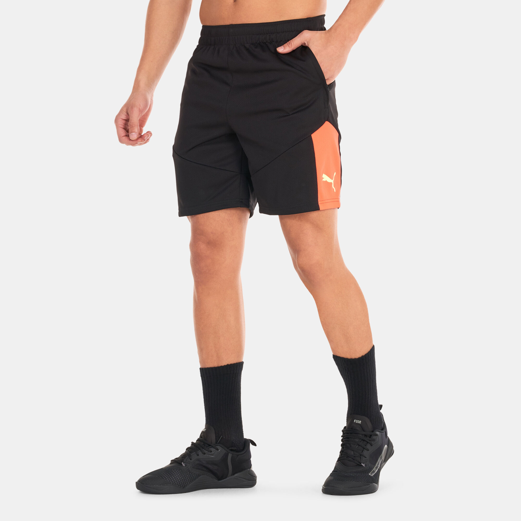 Puma football training shorts sales mens