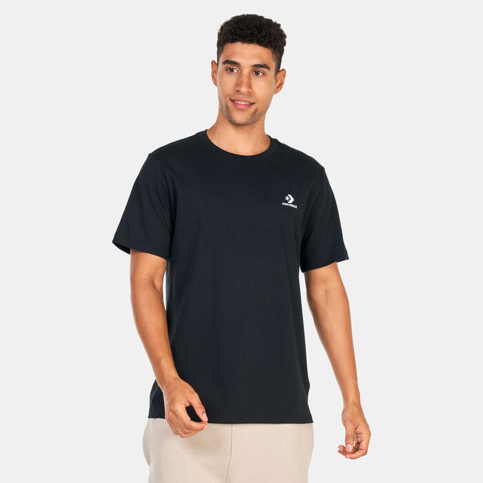 Converse Go-To Embroidered Star Chevron T-Shirt Black Converse Go-To Embroidered Star Chevron T-Shirt Black image number 0